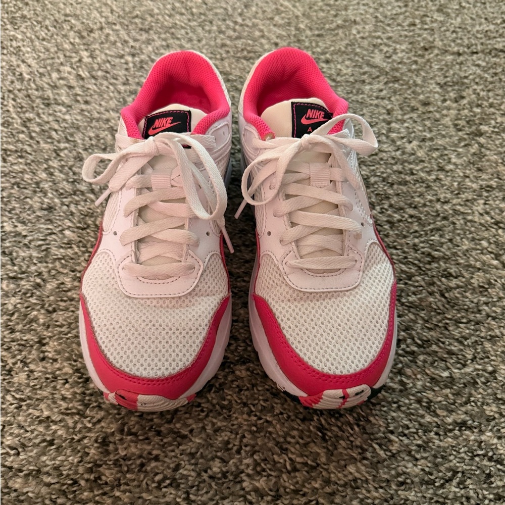 Nike Women's Pink and White Sneakers